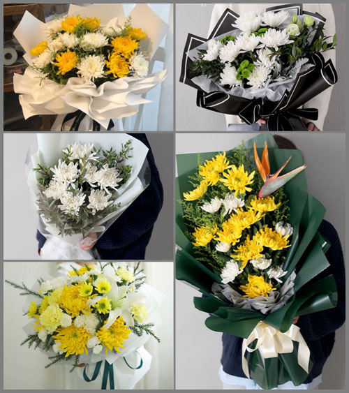 广东东莞市大岭山镇百花洞村白事花束代送